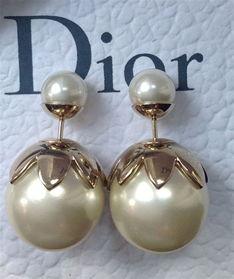 double sided pearl earrings dior price|christian mise en Dior earrings.